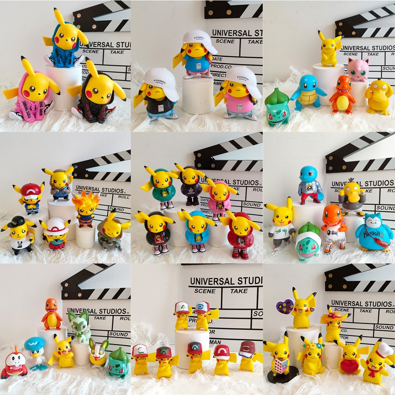 Mô Hình Nhân Vật snorlax bulbasaur charmander squirtle greninja lucario Mimixyu q 20 Kiểu Dáng