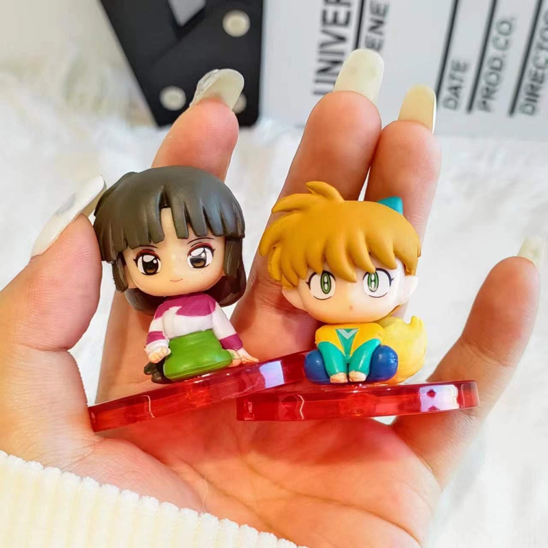 Bộ 4 / 6 Mô Hình Nhân Vật Phim Hoạt Hình inuyasha 4-9.5cm