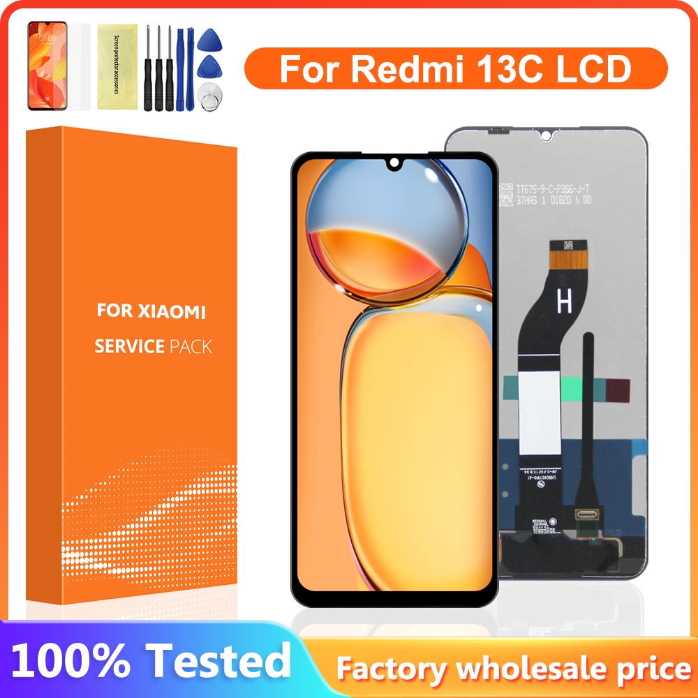 Dành Cho Xiaomi Redmi 13C 23100RN82L 23106RN0DA Màn Hình LCD Bộ Số Hóa Cảm Ứng