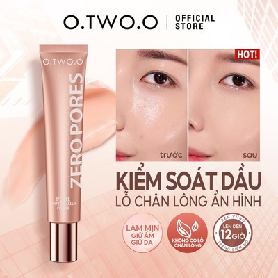 Kem lót O.TWO.O trang điểm nền tự nhiên kiềm dầu chuyên dụng 20ml