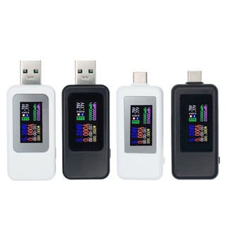 10 trong 1 TYPE-C/USB Tester DC kỹ thuật số Voltage Meter Ampe hiện tại Meter Ampe Voltage Meter Detector sạc kho báu sạc