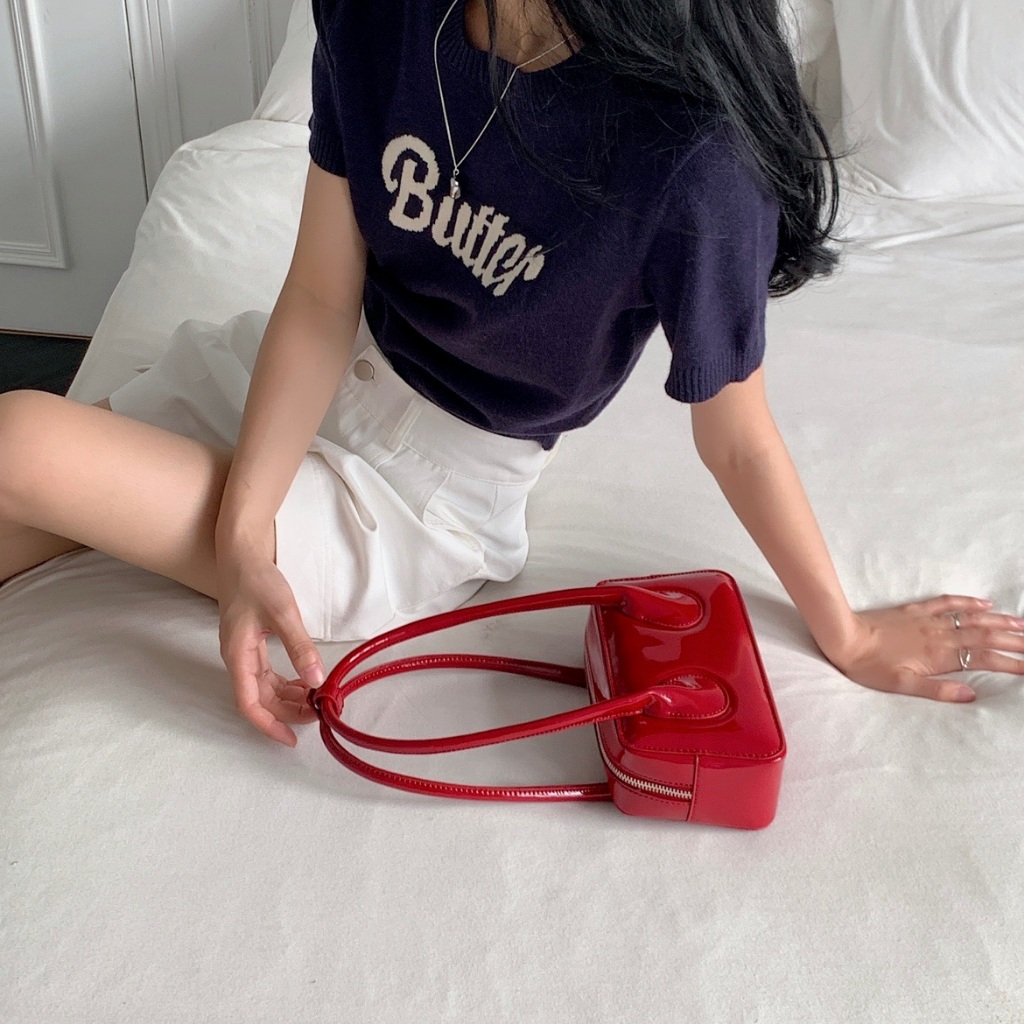 Đơn Giản Sáng Tạo Cá Tính Phù Hợp Với Túi Đeo Vai Nữ Mùa Hè Mới Kết Cấu Cao Cấp Mịn Sáng Bóng Túi Nữ Nách Túi | BigBuy360 - bigbuy360.vn