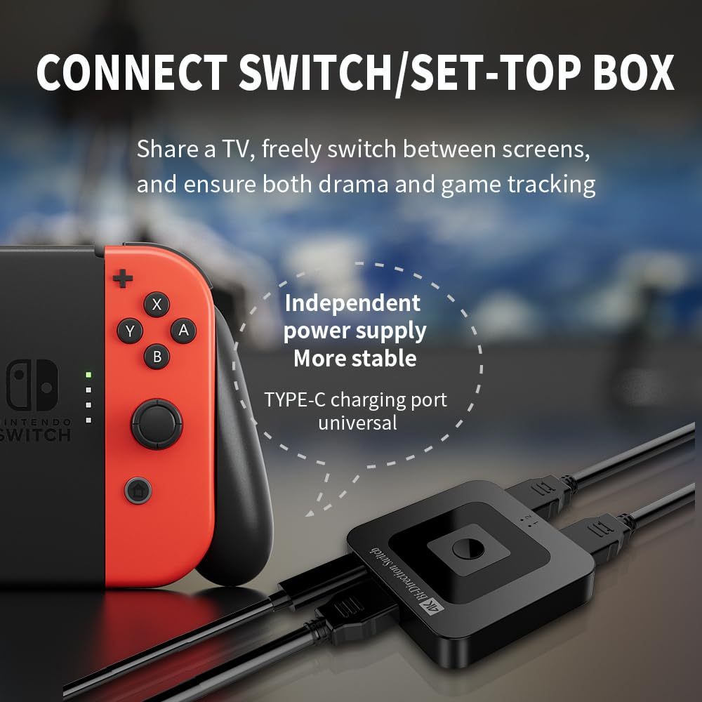 Bộ Chuyển Đổi hdmi 4k 8k 60hz bi-Dách Đổi hd2.1 1x2 / 2x1 2 Trong 1 Cho ps4 / 5 tv box