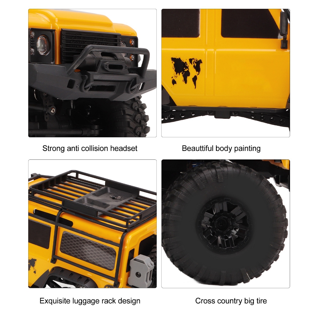Comfortstyle RC Off Road Car 1/10 2.4G 4WD Điều khiển từ xa quy mô đầy đủ Xe leo núi tốc độ cao cho trên 14 tuổi cxmin05.vn