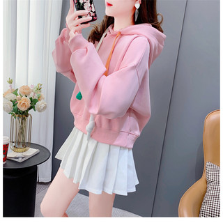 Áo Hoodie Ngắn Dáng Rộng Phong Cách Hàn Quốc Thời Trang Mùa Xuân Mới 2023/Áo Hoodie Nữ/áo hoodie ngắn/hoodie xốp/HoodieTAOBAO/Hoodie/Hoodie tai thỏ/áo hoodie nữ from nhỏ gấu/áo hoodie nữ cute/áo hoodie croptop tay phồng