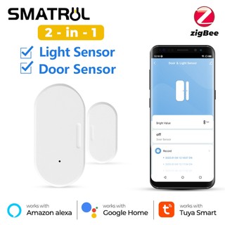 Thiết bị theo dõi đóng mở cửa SMATRUL Tuya Zigbee thông minh có từ tính hỗ trợ Alexa Google