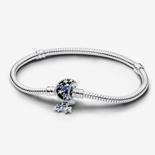 Pandora Vòng Tay Dây Xích Rắn Lấp Lánh Kèm Hộp