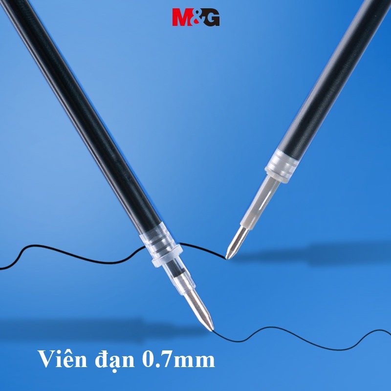 M&G bút gel 1 Cái 1 Bút Bi  Màu Xanh Dương Đơn Giản 0.7M Cho Văn Phòng / Họp / Văn Phòng