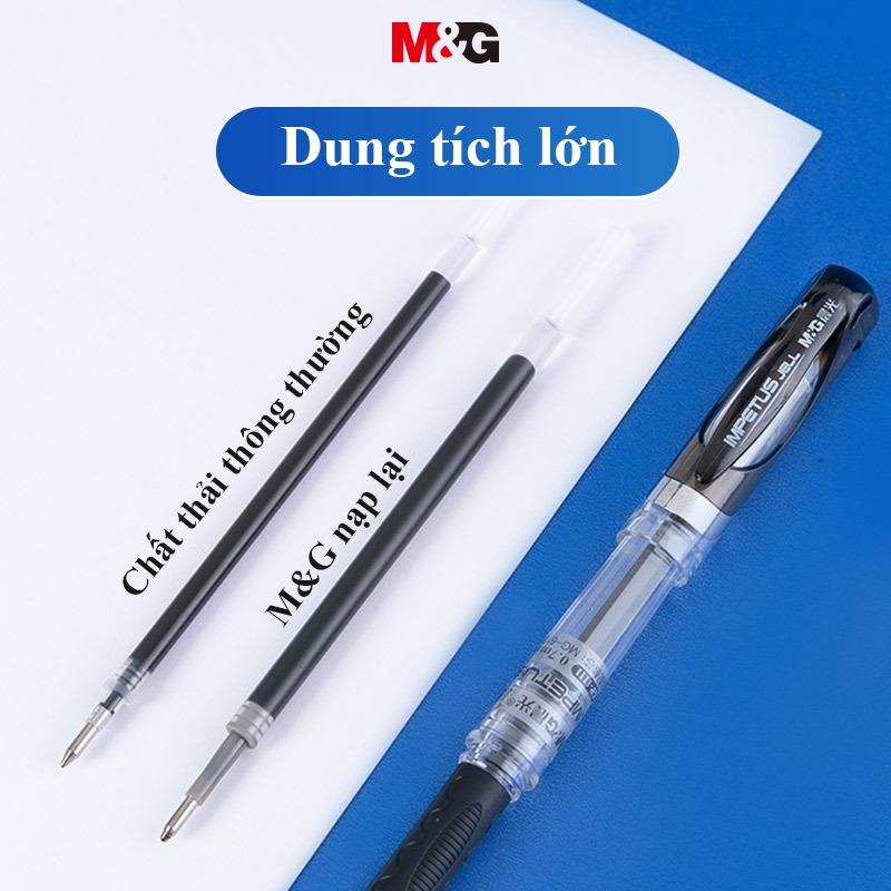 M&G bút gel 1 Cái 1 Bút Bi  Màu Xanh Dương Đơn Giản 0.7M Cho Văn Phòng / Họp / Văn Phòng