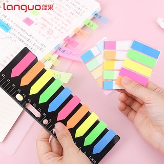 Languo Giấy Dán Ghi Chú Trong Suốt Kiểu Cổ Điển Đơn Giản