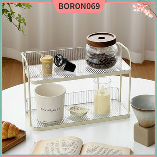 Kệ đựng mỹ phẩm hai tầng để bàn tiện lợi boron069