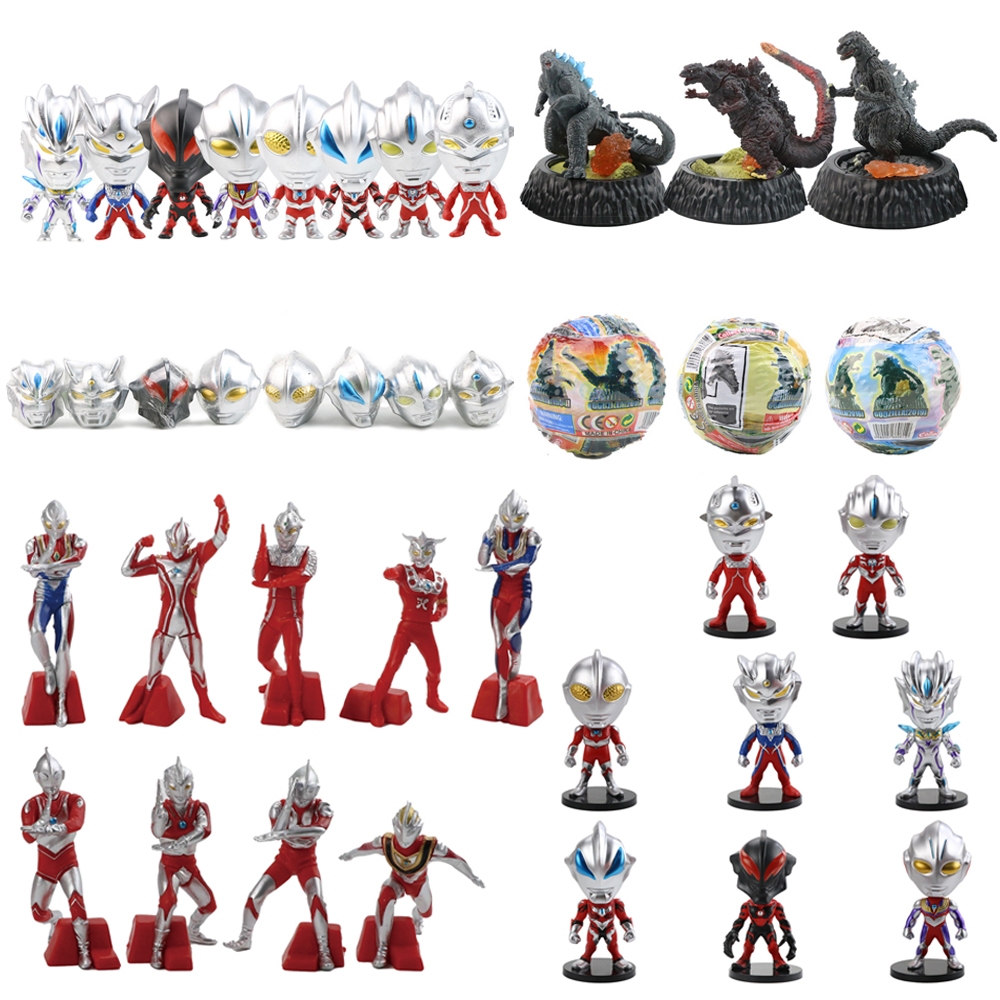 Mô Hình Đồ Chơi Nhân Vật Siêu Nhân 26 Kiểu Nhật Bản tokusatsu ultraman zero ultra seven leo belia gi