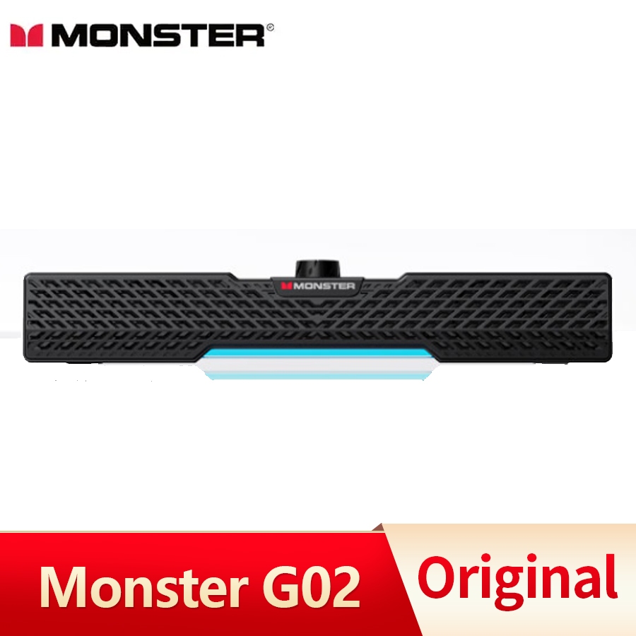 Monster G02MK Ⅱ Loa Máy Tính Có Dây Máy Nghe Nhạc Âm Thanh Vòm 3D Loa Bluetooth Để Bàn Dùng Cho Máy Tính hỗ trợ TF/AUX