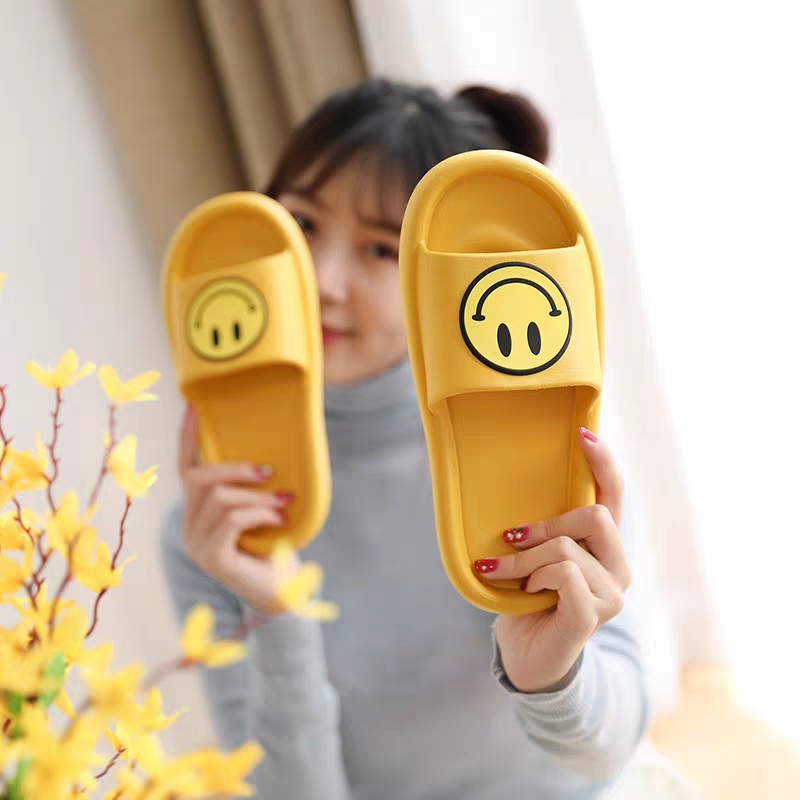 YAOLI  Dép Xỏ Ngón Đi Trong Nhà Và Ngoài Trời Hình Mặt Cười Dễ Thương Sành Điệu