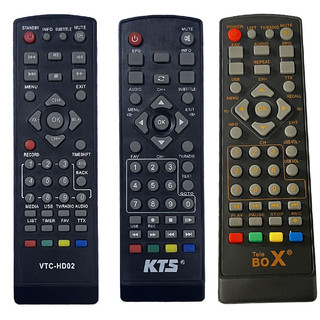 🔥 remote điều khiển đầu thu tivi box vtc-hd02 kts telebox