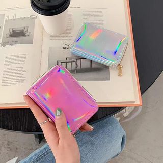 Deere Ví Đựng Thẻ mini Đa Năng Sức Chứa Lớn Màu laser y2k instagram Hàn Quốc Cho Nữ