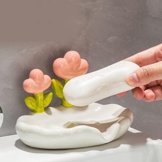Có thể bán buôn Khay Đựng Xà Phòng Bằng pp Hình Hoa Dễ Thương Tiện Dụng Cho Phòng Tắm / Nhà Ở virgina056 Hàng giao ngay