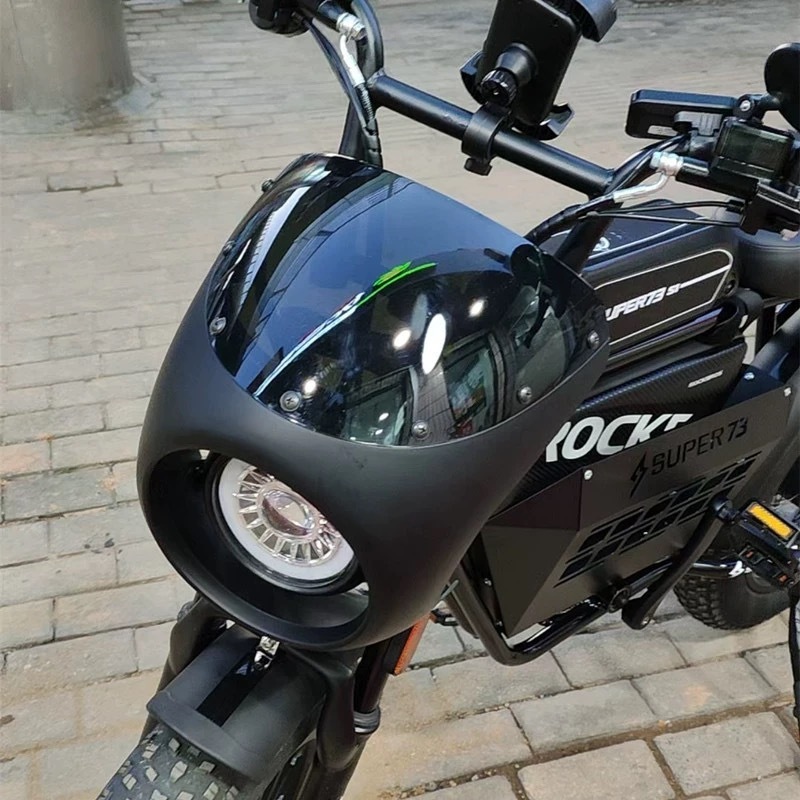 Motorlife 7in Đèn Pha Xe Máy Fairing Bề Mặt Mịn Chống Lão Hóa Phổ Biến Phù Hợp Với Tròn