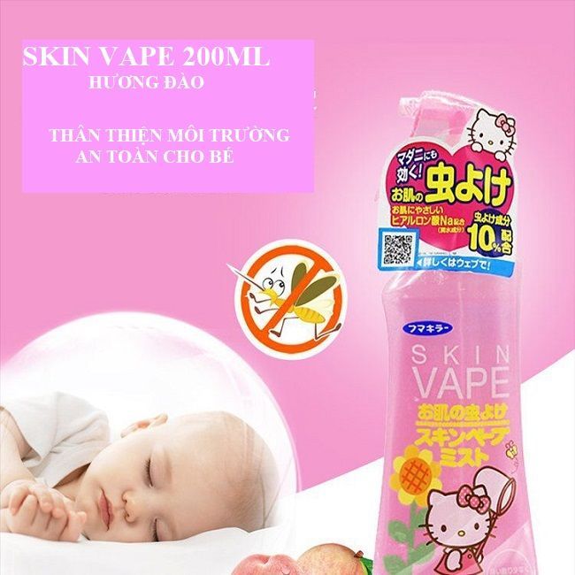 Xịt chống muỗi cho trẻ em Anchuyt Skin Vape Mosquito Repression Spray 200ml