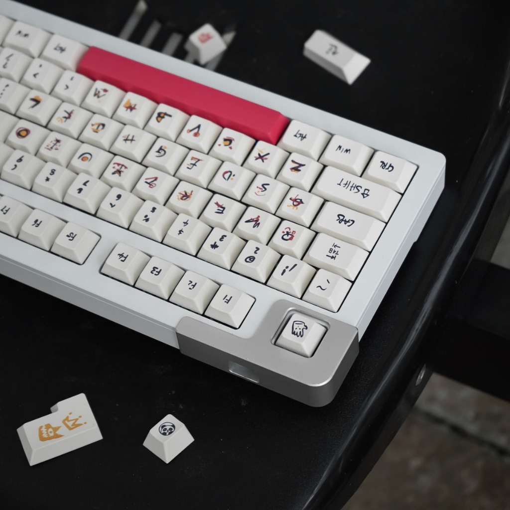 Gmk Bàn Phím Cơ 61 / 65 146 Phím Họa Tiết graffiti Cá Tính