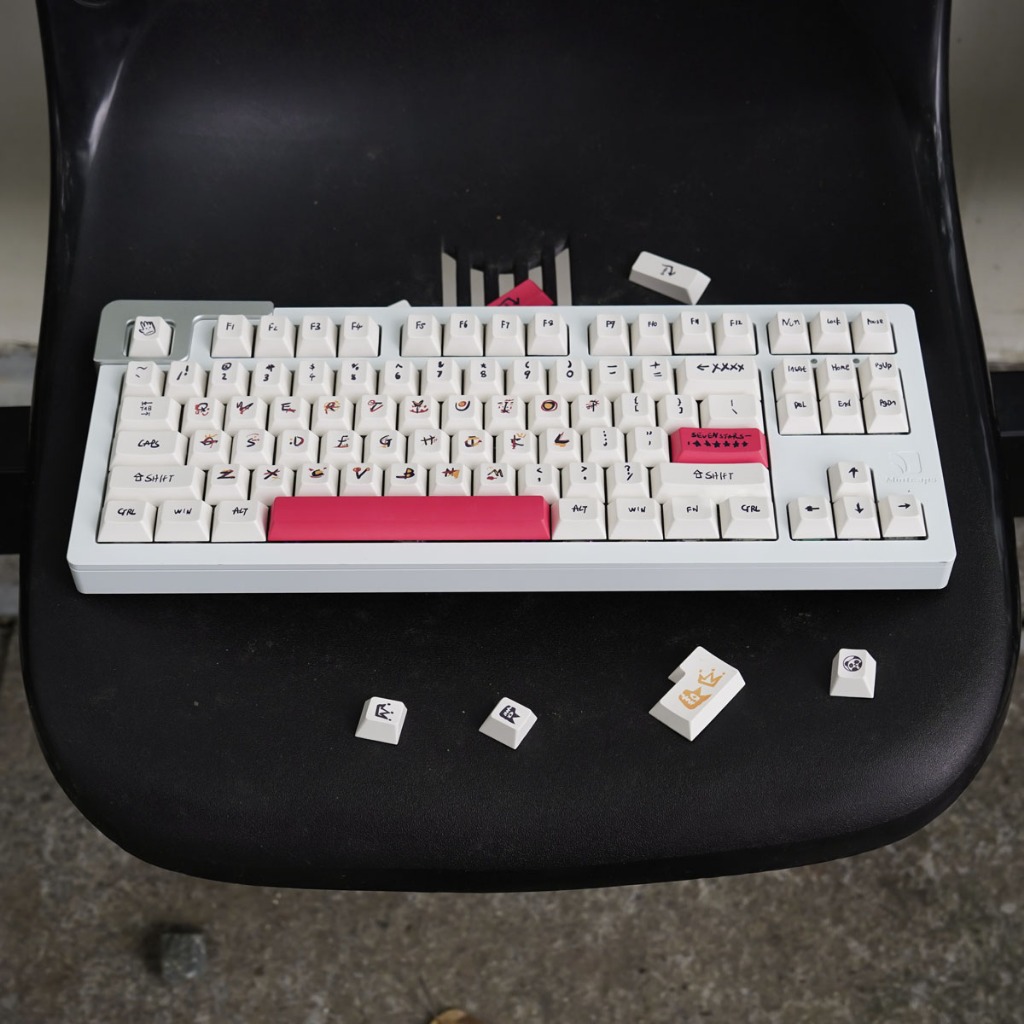 Gmk Bàn Phím Cơ 61 / 65 146 Phím Họa Tiết graffiti Cá Tính