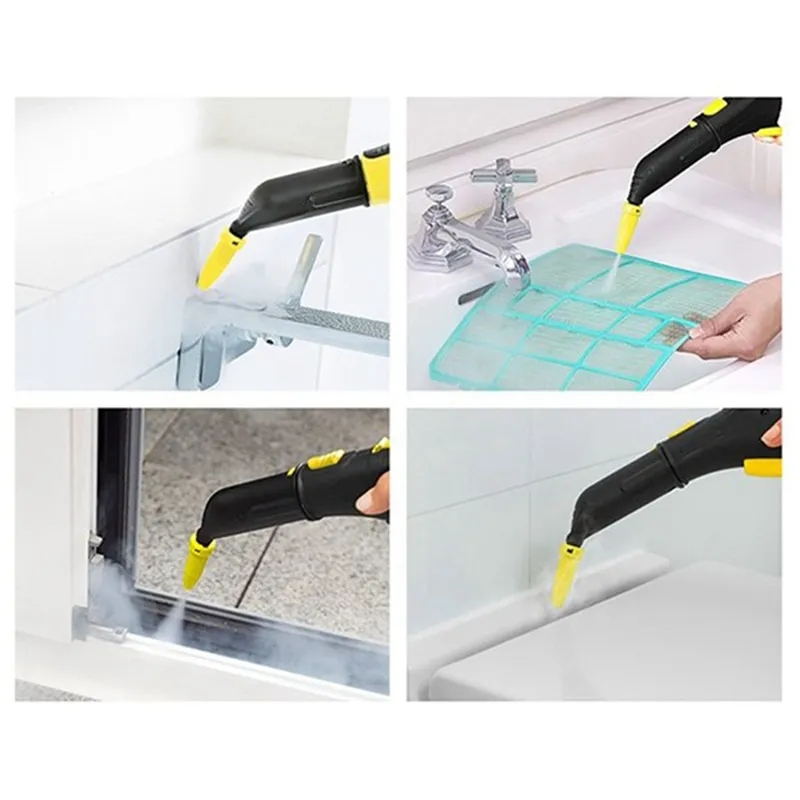 Đầu bàn chải tròn làm sạch động cơ hơi nước+vòi phun cho Karcher SC1 SC2 SC3 SC4 SC5 SC7 CTK10 Phụ tùng