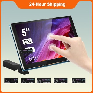 Màn hình cảm ứng raspberry pi, màn hình usb ips di động 5 inch màn hình giảng dạy màn hình an ninh gia đình màn hình cảm ứng trò chơi, cho raspberry pi 4 3 2 1 b b + a +