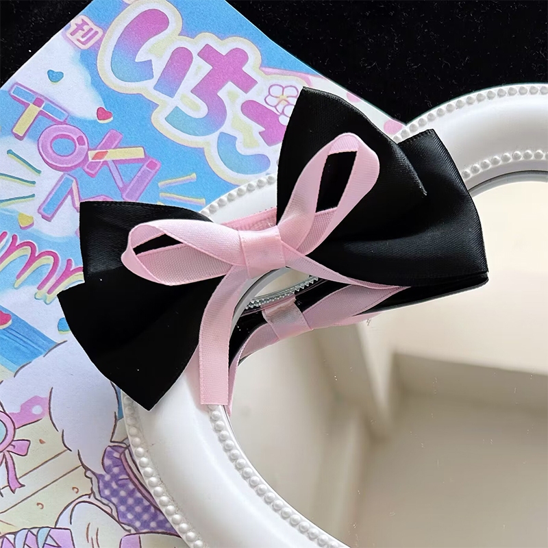 Kẹp Tóc Hình Nơ Dễ Thương Phong Cách Hàn Quốc Cho Nữ