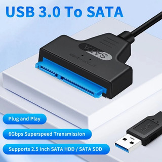 Cáp chuyển đổi ổ cứng sata sang usb 3.0, 6gbps sang 2.5inch, sata-ii 3 22 pin