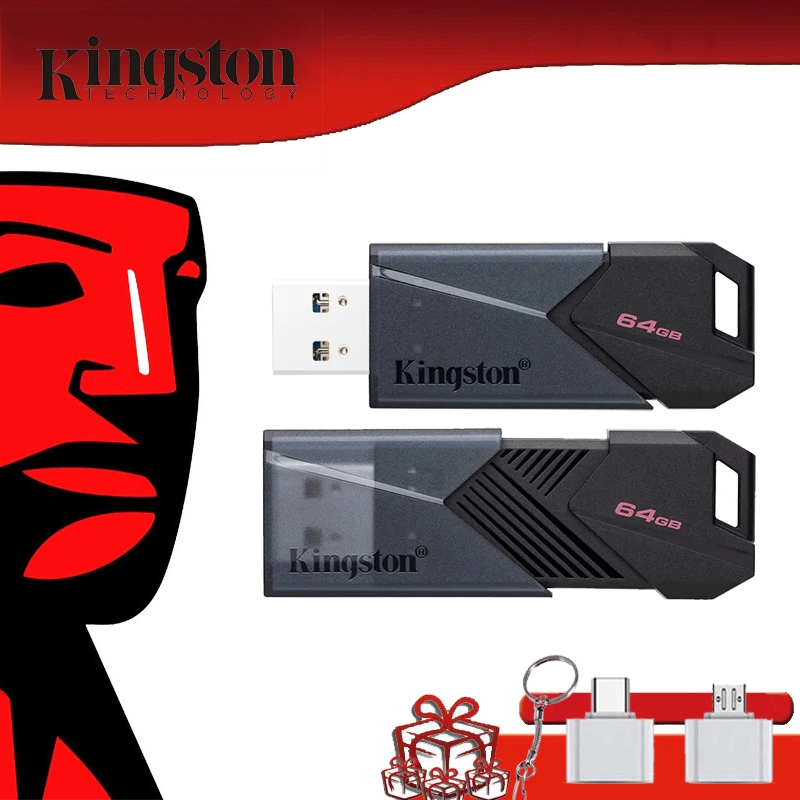 Kingston usb 3.2 / 64gb / 128gb, 256gb, Ổ Đĩa flash, Máy Tính