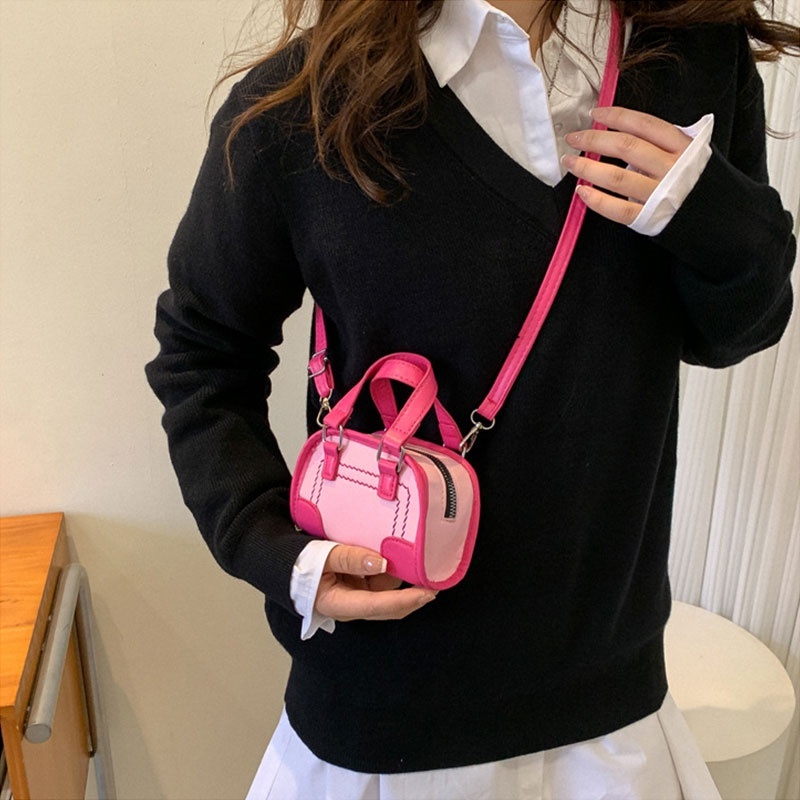 MOUSSON Túi Xách Đeo Chéo Phong Cách Phương Tây Thời Trang Thu Đông Cho Nữ