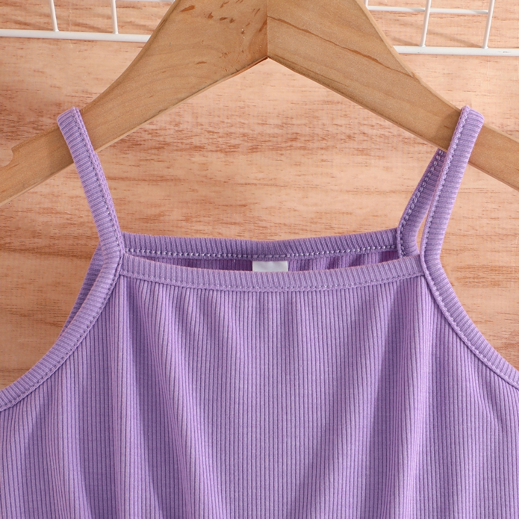 Đầm Công Chúa Hai Dây Không Tay Vải tuyn Tulle Mùa Hè Váy Cho Bé Gái Trẻ em 1-6Tuổi