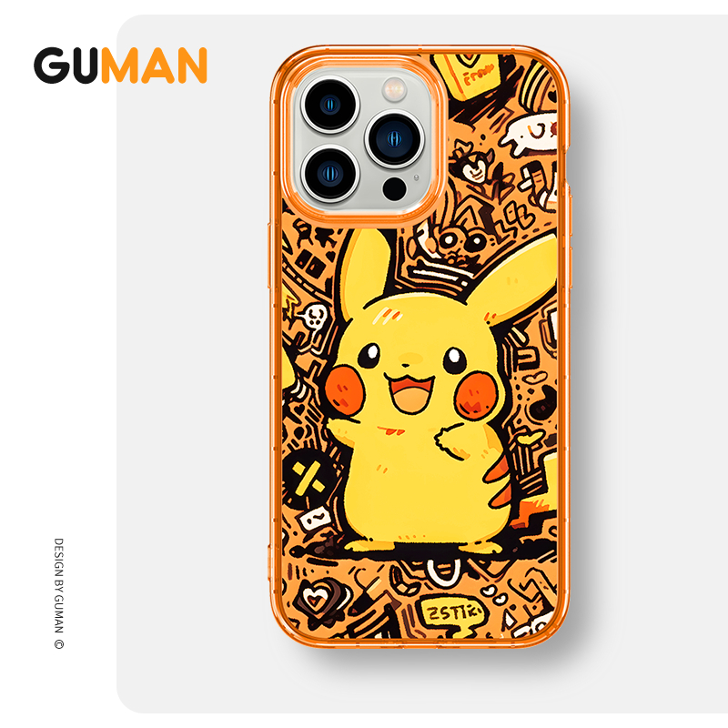 Ốp lưng GUMAN mềm chống sốc hoạt hình dễ thương đẹp Cho iPhone 15 14 13 12 11 Pro Max SE 2020 X XR XS 8 7 ip 6S 6 Plus kute xyb2615