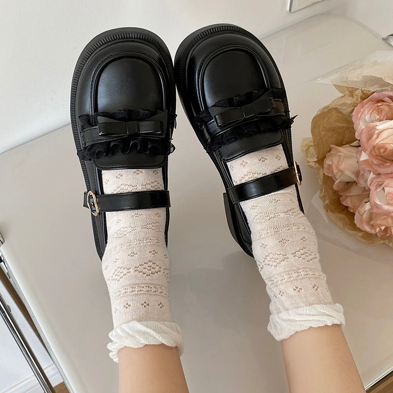 Cosy_Zone dép nữ giày búp bê dép đế cao Thoải Mái Xinh Xắn  Đế chống trơn trượt Đa năng Đẹp mắt B92G02B 50Z231213