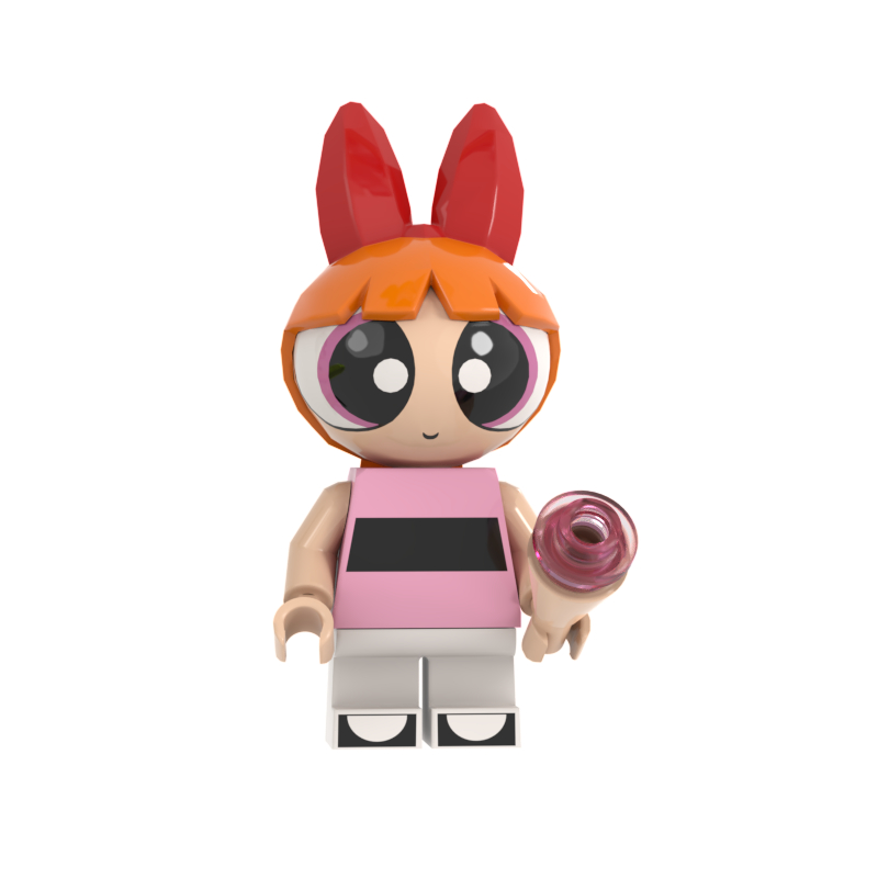 Powerpuff girl Bộ Sưu Tập Mô Hình Đồ Chơi Lắp Ráp ninja hero super city