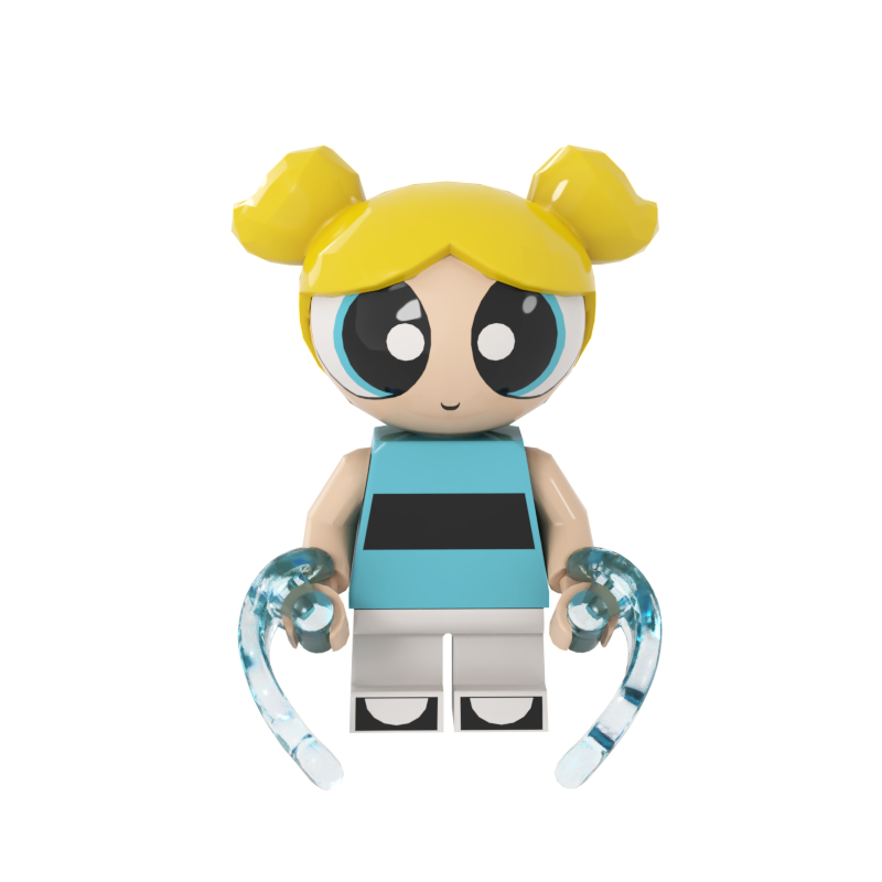 Powerpuff girl Bộ Sưu Tập Mô Hình Đồ Chơi Lắp Ráp ninja hero super city
