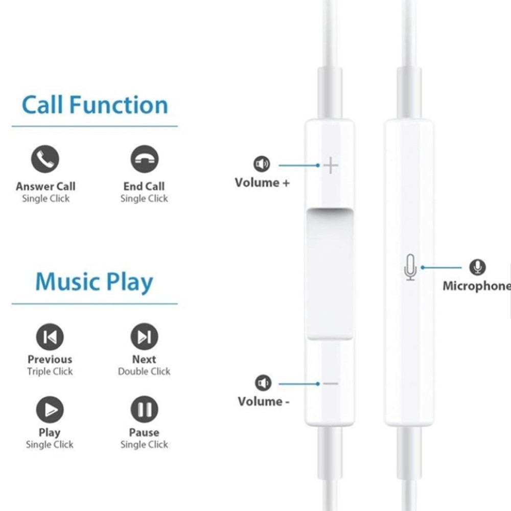 Tai Nghe Nhét Tai Jack 3.5mm Chống Ồn Có Micro Âm Thanh Sống Động