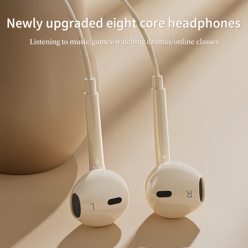 Tai Nghe Nhét Tai Jack 3.5mm Chống Ồn Có Micro Âm Thanh Sống Động