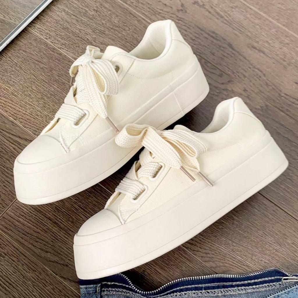 One more shoes⭐Giày Thể Thao canvas Đế Dày Thời Trang Mùa Hè Cho Nữ