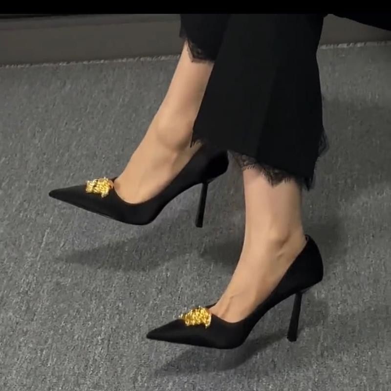 BAILUDAREN.giày cao gót mũi nhọn Giày Cao Gót Mũi Nhọn Thiết Kế Mới Thời Trang 2023 Dành Cho Nữ