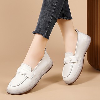 Giày lười da đế mềm thời trang cho bé