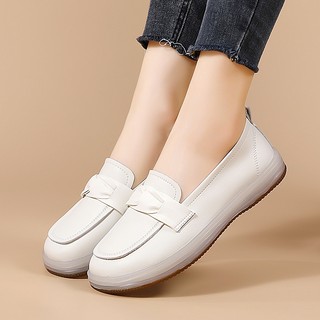 Giày Lười Da Đế Mềm Thời Trang Cho Bé