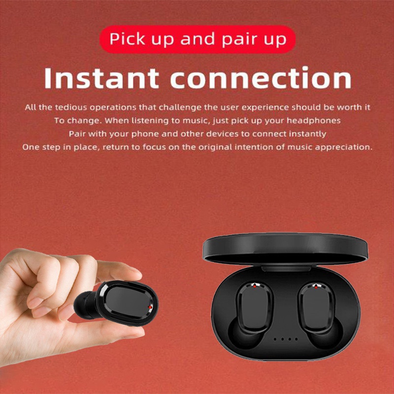 Hqai h1 tws Tai nghe không dây Phong Cách Thể Thao Cho Tất Cả Các Dòng phoneearpods