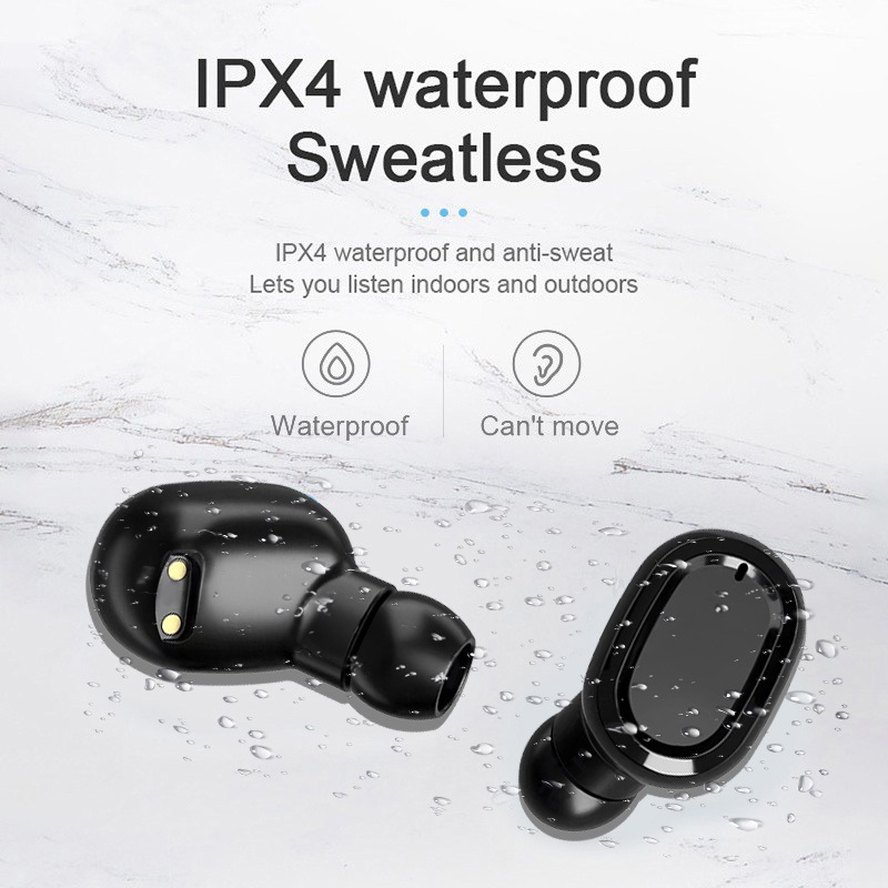 Hqai h1 tws Tai nghe không dây Phong Cách Thể Thao Cho Tất Cả Các Dòng phoneearpods