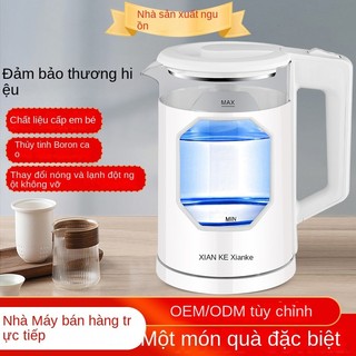 Ấm điện đun nước thông minh bằng thủy tinh borosie phong cách mới 2024 ấm đun nước điện ấm siêu tốc thủy tinh