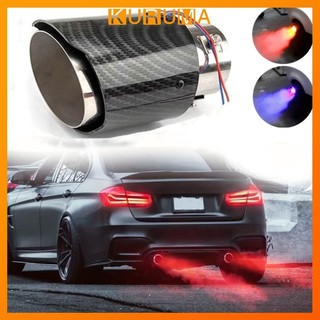 Ống Pô Xe Hơi Bằng Thép Không Gỉ 2.5 inch Có Đèn led Phát Sáng