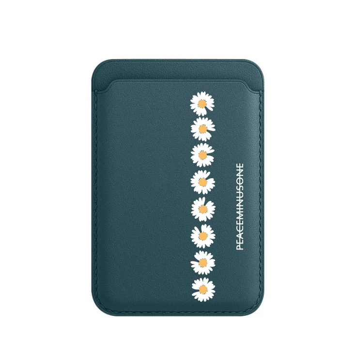 Ốp Điện Thoại Họa Tiết Hoa Cúc Kèm Ngăn Đựng Thẻ Cho iphone15pro 15promax 14 14promax 14pro