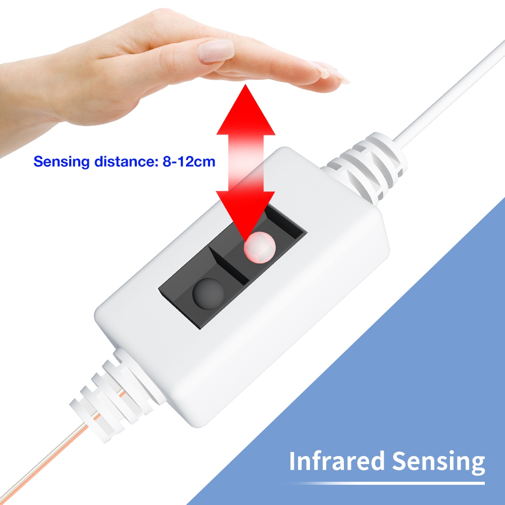 Lady LED Beauty Trang điểm Ánh sáng USB 5V Stepless Dimmer Tay Quét Chuyển đổi Hollywood Phong cách Phụ nữ Chuyên nghiệp Nội lấp đầy Ánh sáng