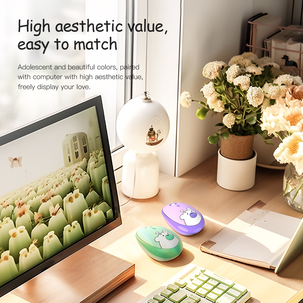 Hoco Chuột Máy Tính Bảng Không Dây m2 2.4ghz 1600Dpi