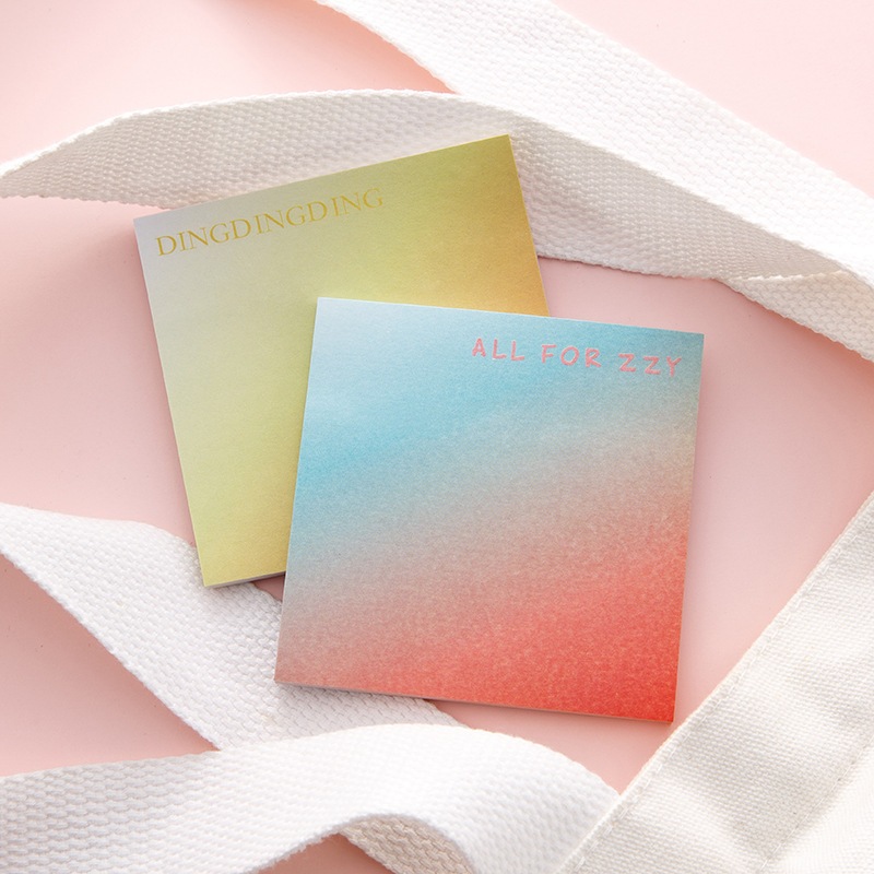 Letit | Tập Giấy Ghi Chú Màu Gradient Sáng Tạo